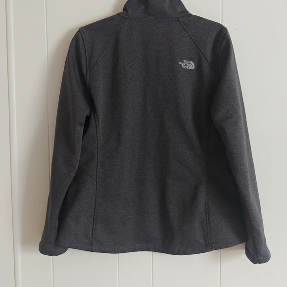 The North Face Windwall womens jacket Large Gray full zip - Picture 4 of 10